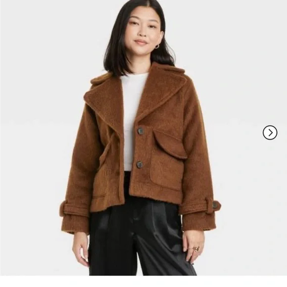 Women's Faux Utility Jacket - Picture 1 of 12